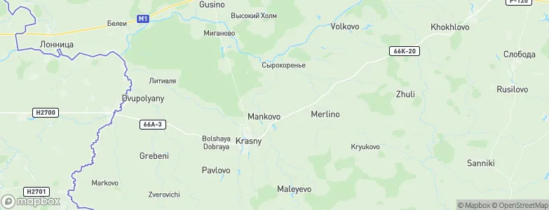 Sredneye, Russia Map