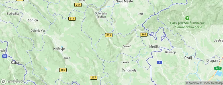 Srednja Vas, Slovenia Map