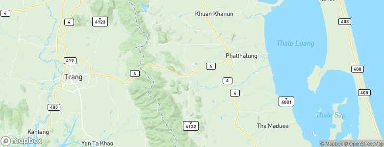Srinagarindra, Thailand Map