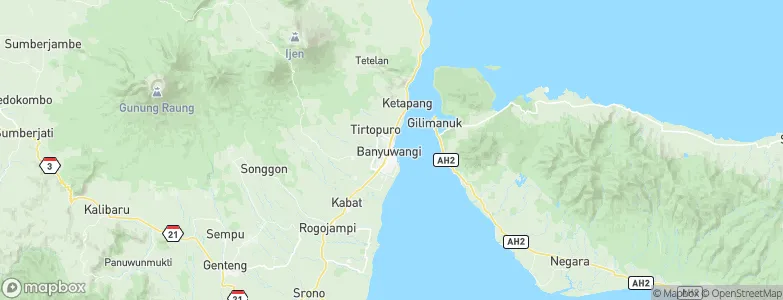 Sritanjung, Indonesia Map