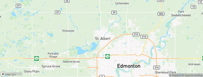 St. Albert, Canada Map