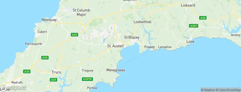 St Austell, United Kingdom Map