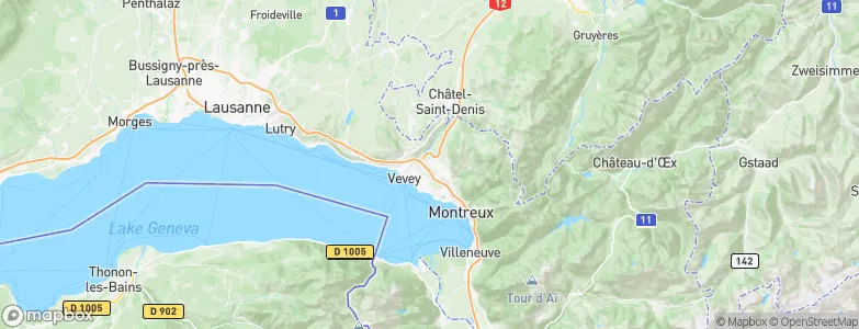 St-Légier-La Chiésaz, Switzerland Map