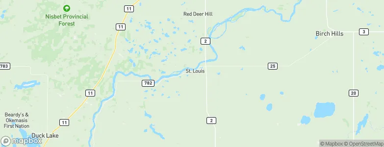 St. Louis, Canada Map
