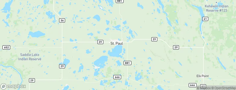 St. Paul, Canada Map