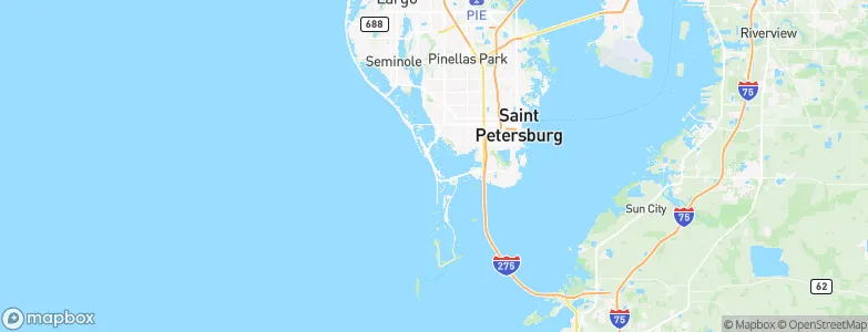 St. Pete Beach, United States Map