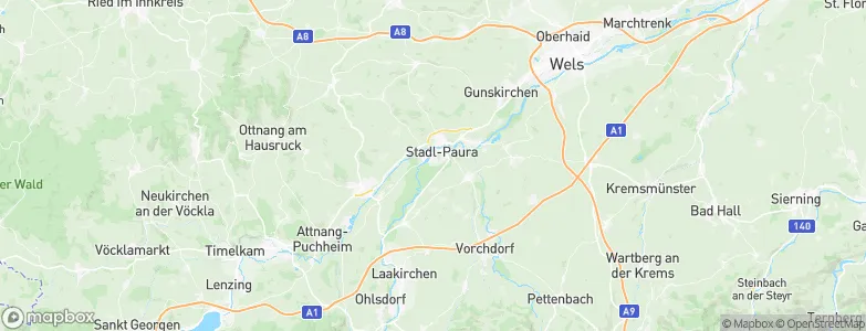 Stadl-Paura, Austria Map
