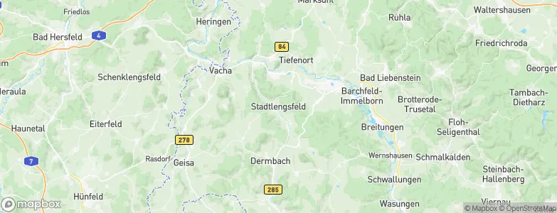 Stadtlengsfeld, Germany Map
