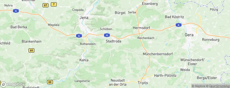 Stadtroda, Germany Map