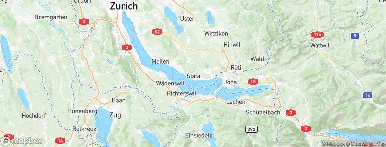 Stäfa, Switzerland Map