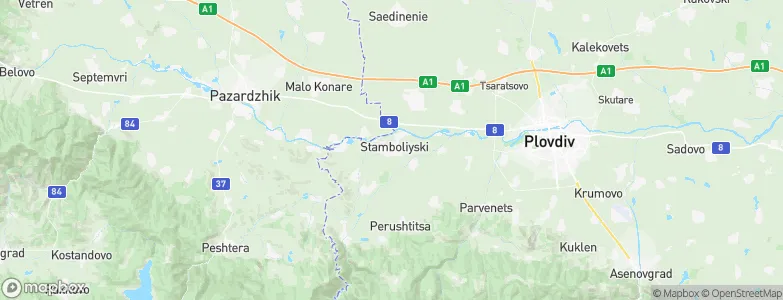 Stamboliyski, Bulgaria Map
