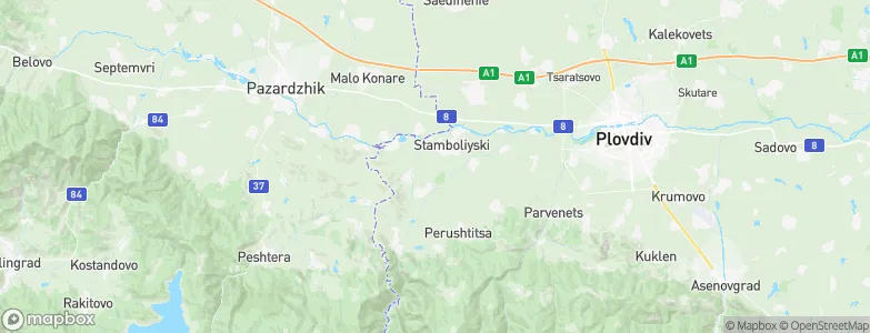 Stamboliyski, Bulgaria Map