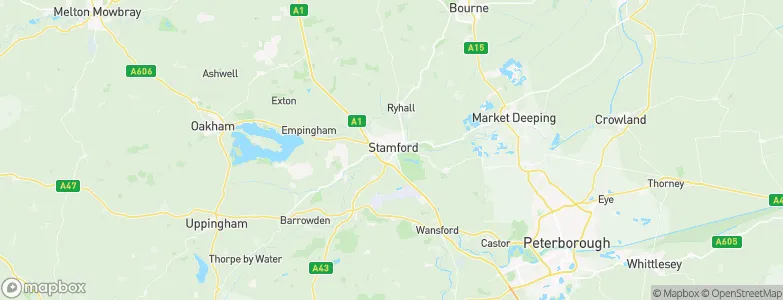 Stamford, United Kingdom Map