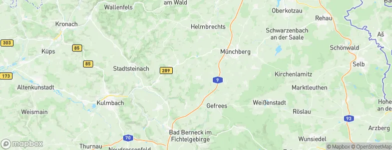 Stammbach, Germany Map