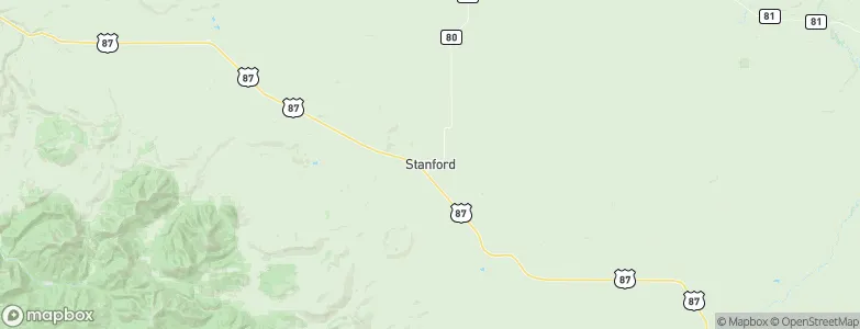 Stanford, United States Map