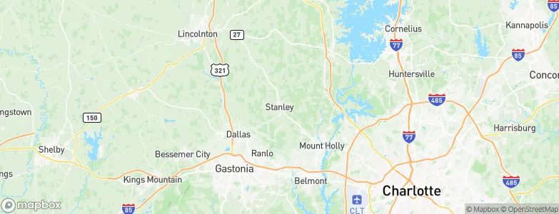 Stanley, United States Map