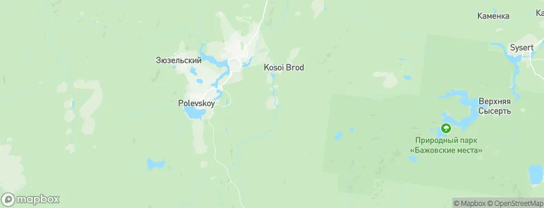 Stantsionnyy-Polevskoy, Russia Map