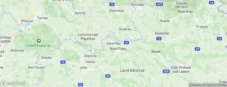 Stará Paka, Czechia Map