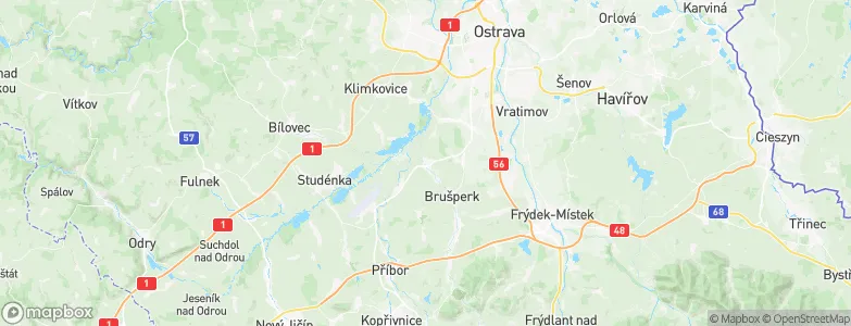 Stará Ves nad Ondřejnicí, Czechia Map