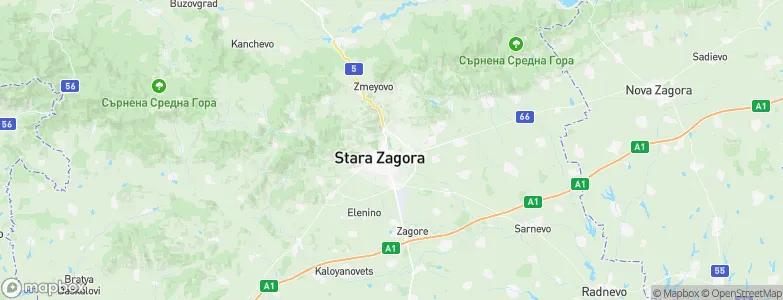Stara Zagora, Bulgaria Map