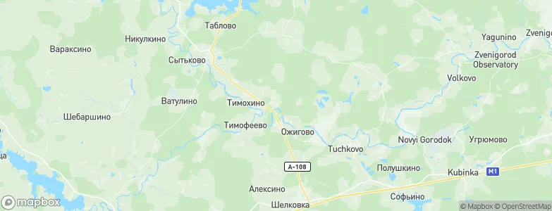 Staraya Ruza, Russia Map