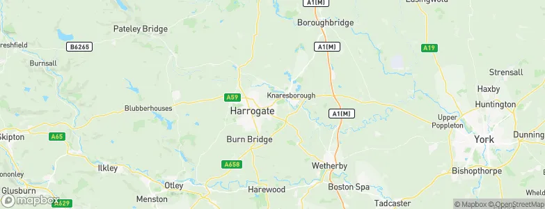 Starbeck, United Kingdom Map
