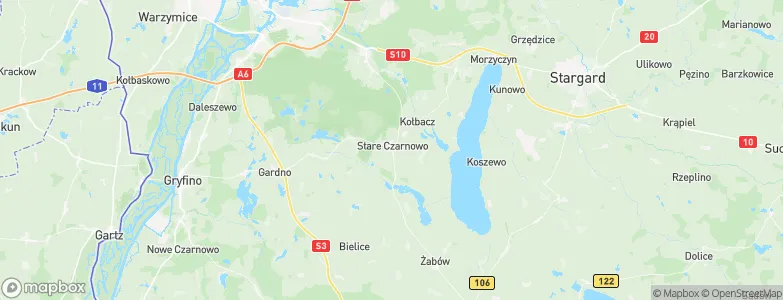 Stare Czarnowo, Poland Map