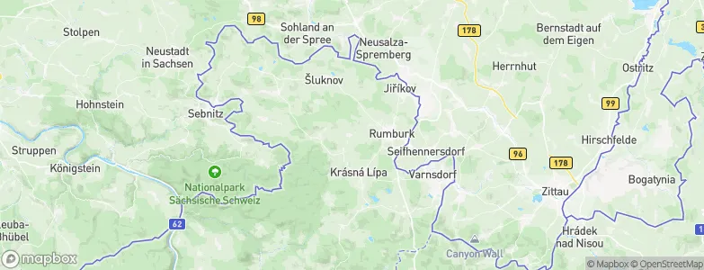 Staré Křečany, Czechia Map