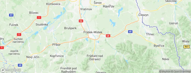 Staré Město, Czechia Map
