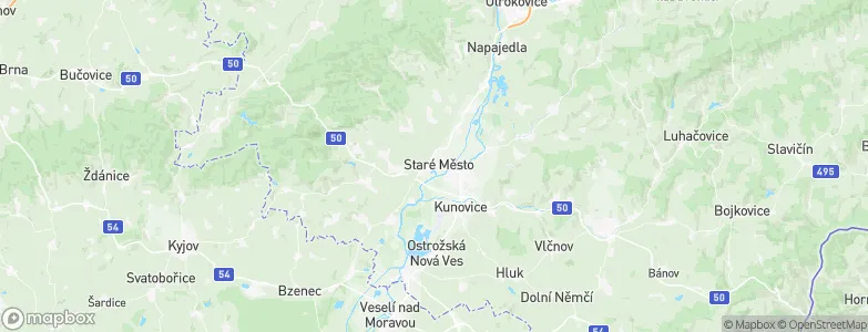 Staré Město, Czechia Map