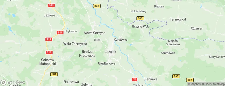 Stare Miasto, Poland Map