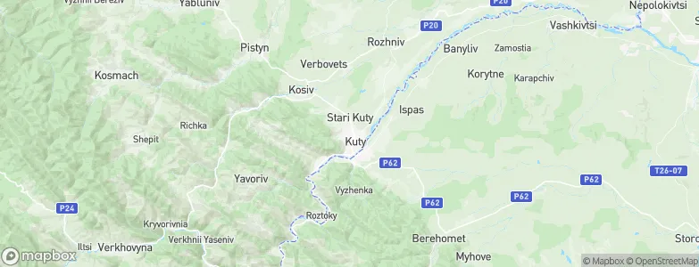 Stari Kuty, Ukraine Map
