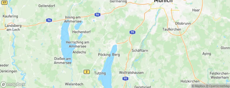 Starnberg, Germany Map
