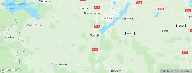 Starobin, Belarus Map