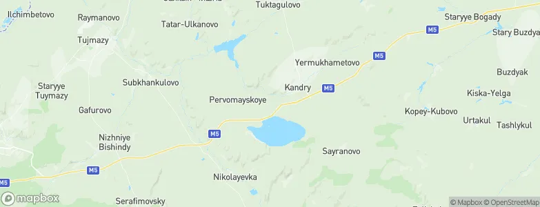 Starokandry, Russia Map