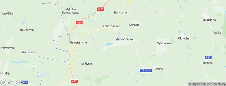 Staroverovka, Ukraine Map