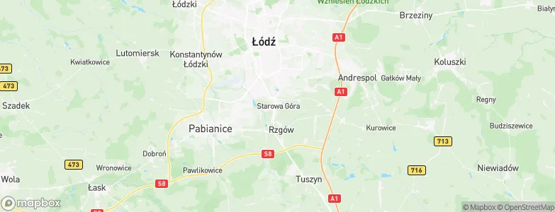 Starowa Góra, Poland Map