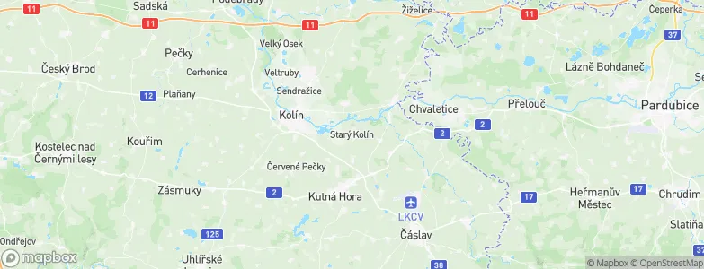 Starý Kolín, Czechia Map