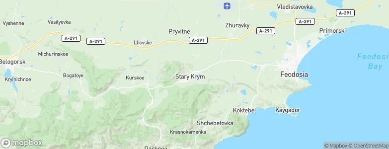 Stary Krym, Ukraine Map
