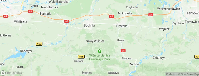Stary Wiśnicz, Poland Map