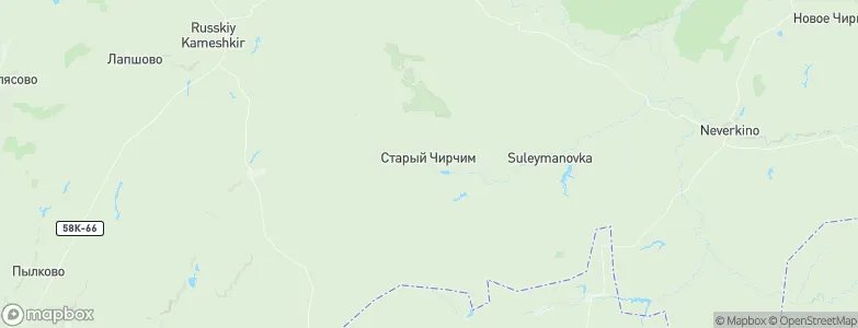 Staryy Chirchim, Russia Map