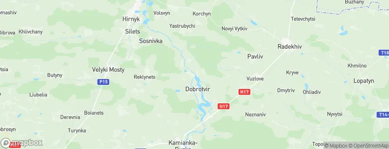 Staryy Dobrotvir, Ukraine Map