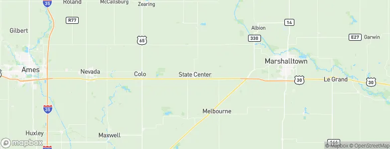 State Center, United States Map