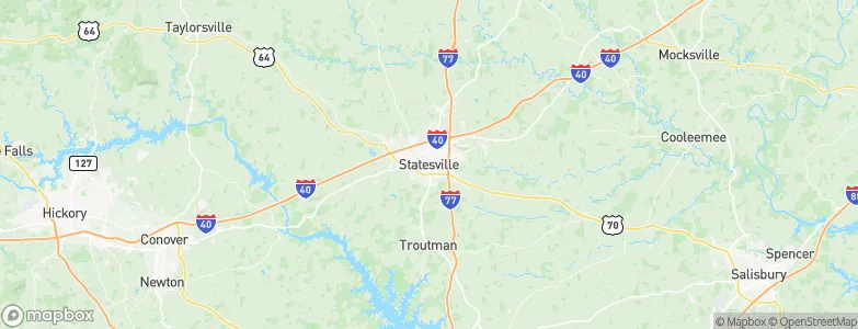 Statesville, United States Map