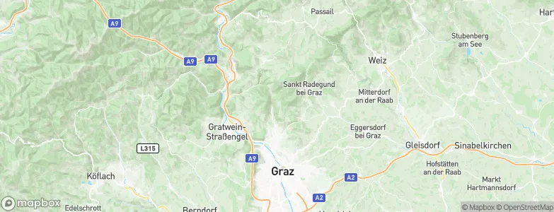 Stattegg, Austria Map