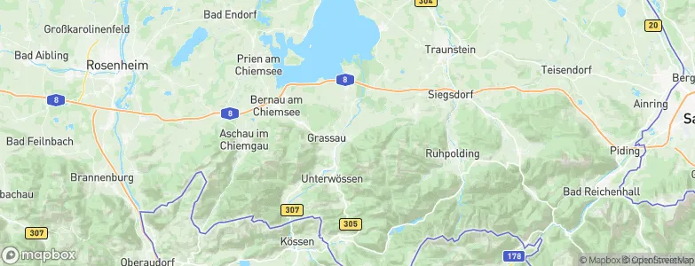 Staudach-Egerndach, Germany Map
