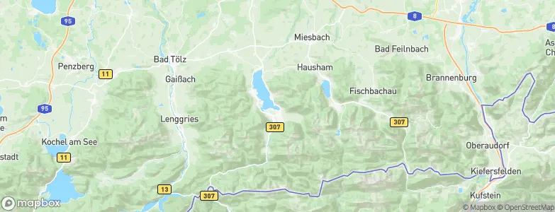 Staudach, Germany Map