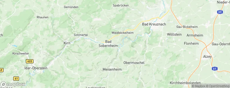 Staudernheim, Germany Map