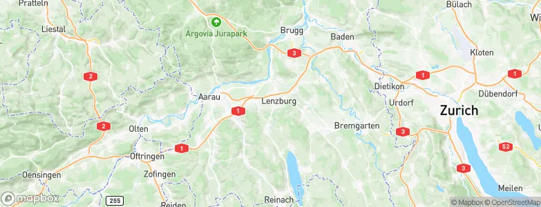 Staufen, Switzerland Map