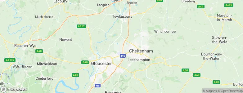 Staverton, United Kingdom Map